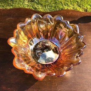 VTG Iridescent Sunflower Bowl